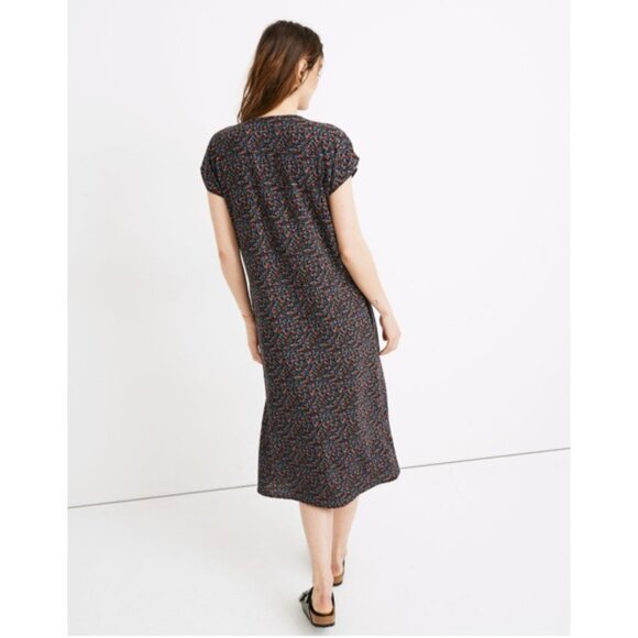 Madewell Easy Midi Dress in Fieldwalk Floral XXS - Picture 3 of 12